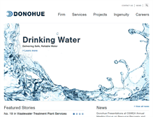 Tablet Screenshot of donohue-associates.com